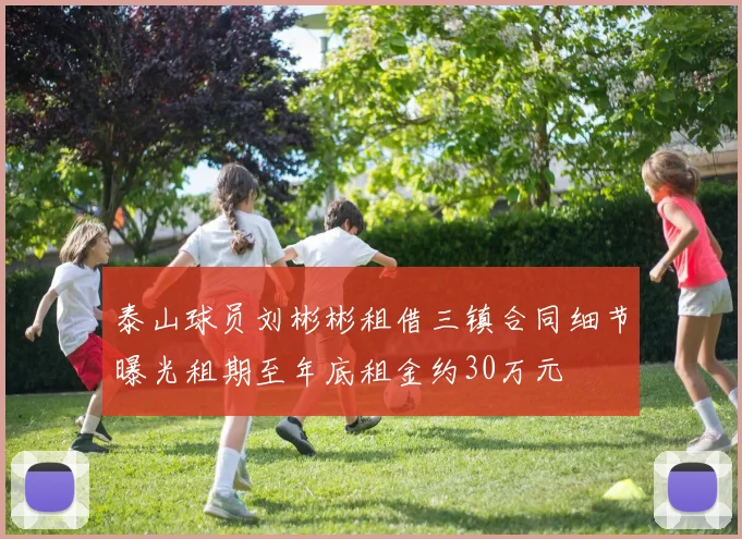 泰山球员刘彬彬租借三镇合同细节曝光租期至年底租金约30万元